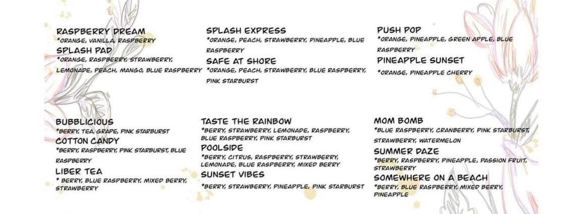 Menu 5 Drinks